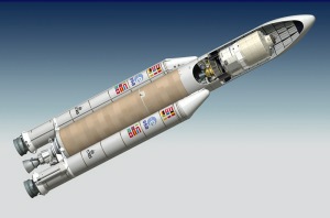 Przekrój ATV na rakiecie Ariane 5, CNES/ESA/David Ducros