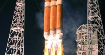 Start rakiety Delta IV Heavy, Credits: United Space Alliance