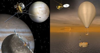 Wizje artystyczne misji EJSM i TSSM / Credits - NASA, JPL