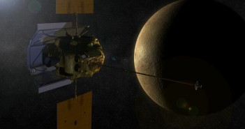 Wizualizacja sondy Messenger / Credits: NASA, JPL