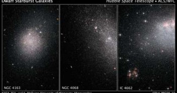 Galakatyki karłowate na brazie z ACS (Cred. NASA/ESA/STScI)