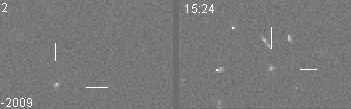 Kometa odkryta przez Michała Kusiaka w dniu 8 maja 2009 / Credits - ESA, NASA, Michał Kusiak