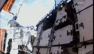 Dzisiejsze stanowisko pracy / Credits - NASA TV