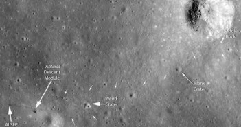 Trasa przebyta przez astronautów Apollo 14 (NASA)