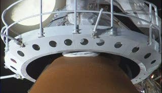 Księżyc za Beanie Cap / Credits - NASA TV