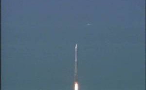 Start rakiety Atlas V z satelitą PAN na pokładzie / Credits - United Space Aliance webcast