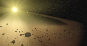Wizja artystyczna pasa planetoid (NASA/JPL-Caltech)