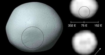 Model planetoidy Pallas oraz obrazy uzyskane przez teleskop Hubble'a, credits: NASA