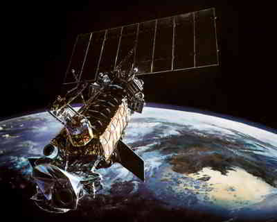 Satelita DMSP F18, credits: Lockheed Martin Satelita DMSP F18, credits: Lockheed Martin