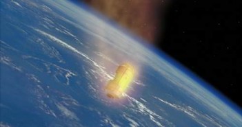 Pojazd HTV spala się w atmosferze, credits: JAXA (P-019-01156)