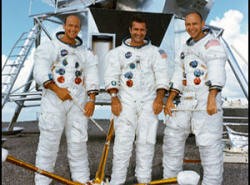 Załoga misji Apollo 12. Od lewej - Conrad, Gordon, Bean / Credits - NASA