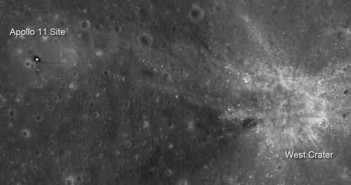 Miejsce lądowania Apollo 11, credits: NASA/GSFC/Arizona State University