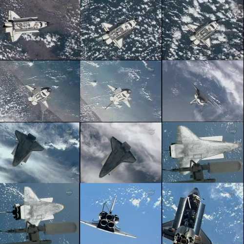 Manerw RPM misji STS-129 / Credits - NASA TV