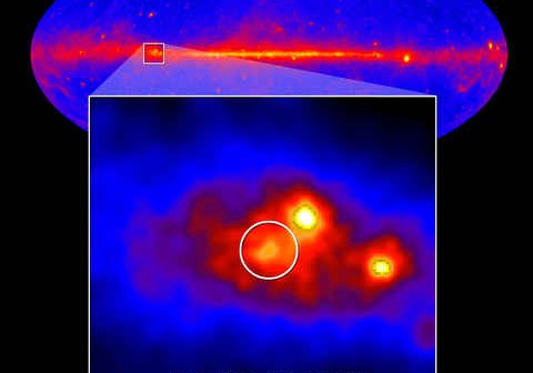 Lokalizacja mikrokwazara Cygnus X-3, credits: NASA/DOE/Fermi LAT Collaboration