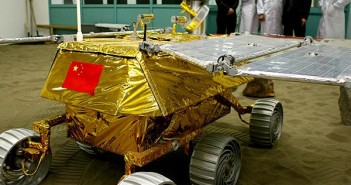Makieta chińskiego łazika księżycowego, credit: Xinhua