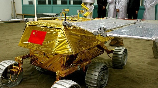 Makieta chińskiego łazika księżycowego, credit: Xinhua