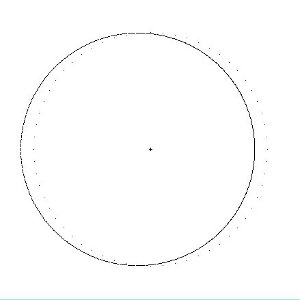 Orbita HD 212771 b (linia ciągła) - linia przerywana oznacza idealnie kołową orbitę. Obrazek ma 1,5 AU szerokości i wysokości.   Credits - Richard L. Bowman