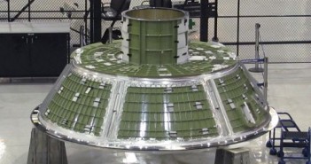 Forward Assembly budowanego egzemplarza testowego kapsuły Orion. Credits: Lockheed Martin