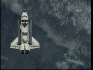 Za chwilę manewr RPM / Credits: NASA TV & Ronsmytheiii