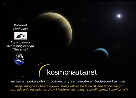 Plakat Kosmonauty.net na Pikniku Naukowym - tam będziemy