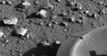 Obraz powierzchni Marsa z sondy Viking / Credits - NASA