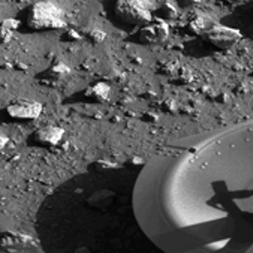 Obraz powierzchni Marsa z sondy Viking / Credits - NASA