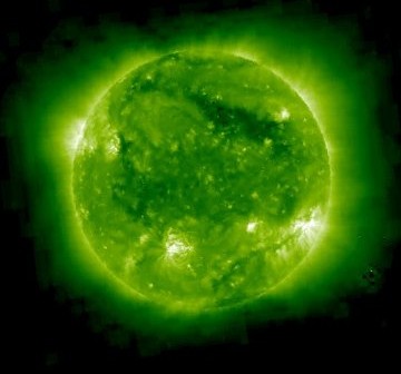 Wygląd Słońca z sondy STEREO B w dniu 16 września 2010 roku / Credits - NASA, STEREO