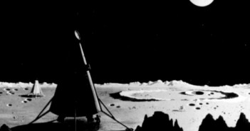 Lądowniki misji projektu Rosena i Schwenka na powierzchni Księżyca (NASA)