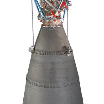 Kriogeniczny silnik rakietowy Vinci, przeznaczony do drugiego stopnia rakiety Ariane 5 ECB (Eric Forterre/Snecma)