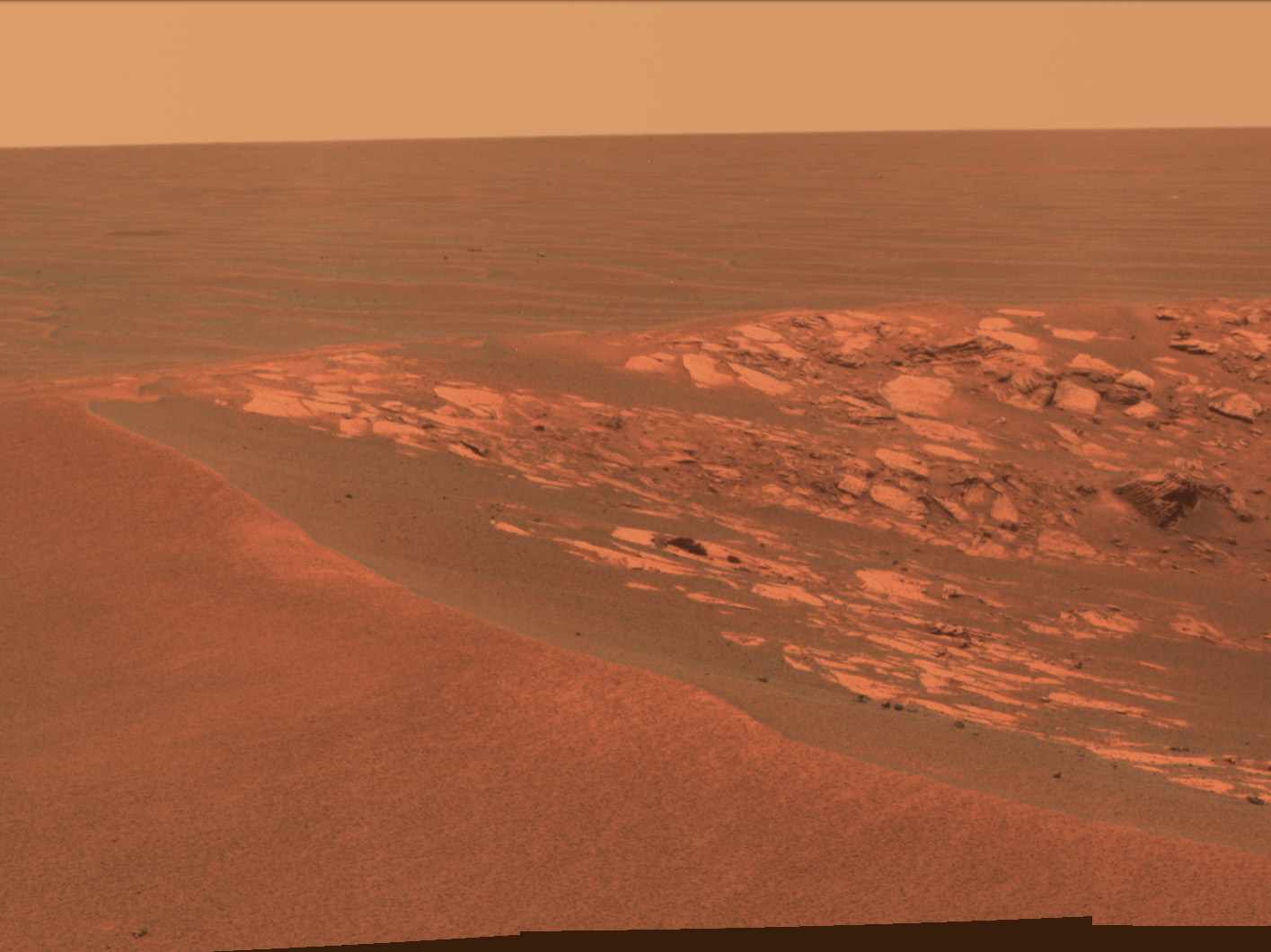 Krater Intrepid / Credits: NASA-JPL