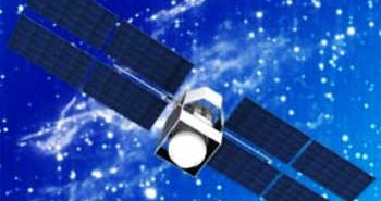 Wizja artystyczna satelity systemu Meridian (NPO PM)