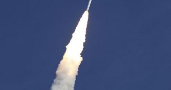28 października 2009 roku - jedyny test rakiety Ares I (a właściwie Ares I-X) / Credits - NASA