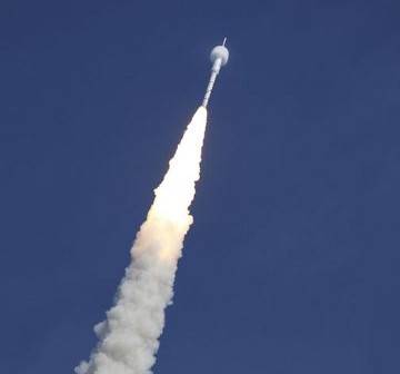 28 października 2009 roku - jedyny test rakiety Ares I (a właściwie Ares I-X) / Credits - NASA