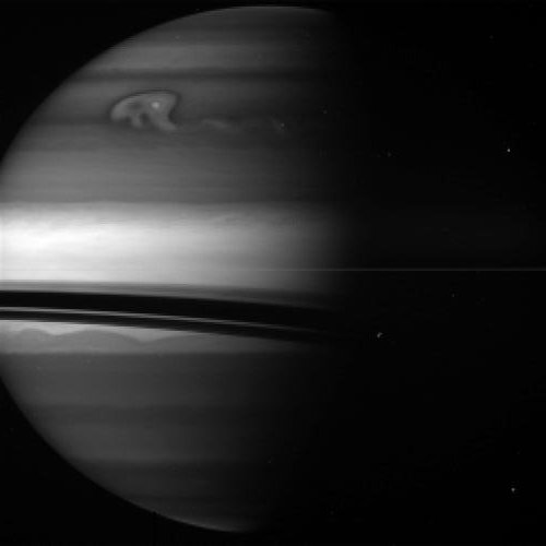 Sztorm na Saturnie / Credits - NASA, JPL