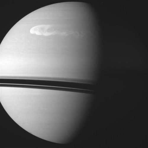 Sztorm na Saturnie / Credits - NASA, JPL