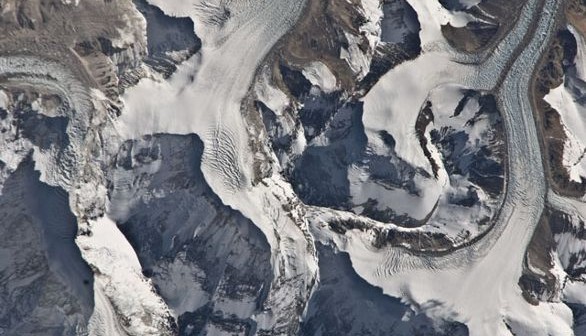 Himajale, tuż nieopodal Mount Everest / Credits - NASA