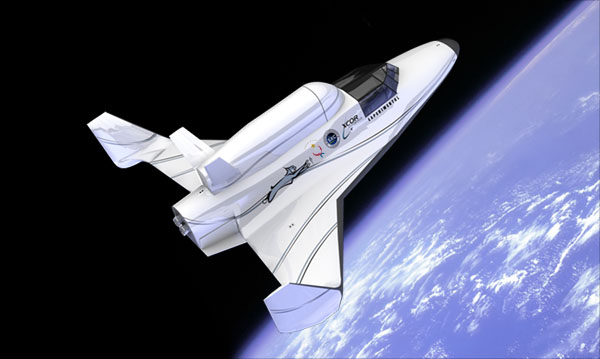 Suborbitalny samolot rakietowy Lynx firmy XCOR / Credits: XCOR