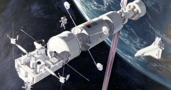 Wizja artystyczna pojazdu OTV na niskiej orbicie okołoziemskiej (NASA/Beyond Apollo Blog)