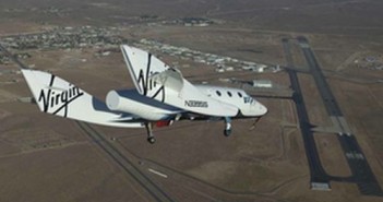 Suborbitalny samolot rakietowy SpaceShipTwo / Źródło: Virgin Galactic