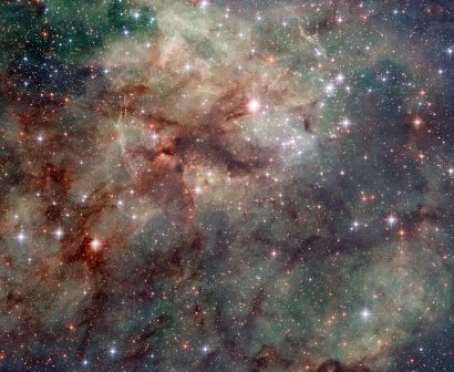 Mgławica Tarantula okiem HST / Credits - NASA, ESA, HST