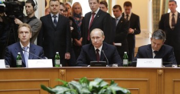Władimir Putin podczas wizyty na Ukrainie / Credits: RIA Nowosti - Aleksiej Druginyn