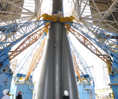 Statyczny 'suchy' test rakiety Sojuz w Gujanie Francuskiej / Credits: ESA