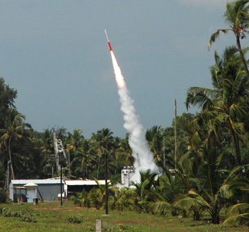 Start RH-200, 7 lipca 2010 / Credits: ISRO