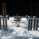 Międzynarodowa Stacja Kosmiczna widziana z wahadłowca Endeavour w czasie wykonywania manewru oblotu. Budowa amerykańskiej częściej Stacji ISS została zakończona w czasie misji STS-134 / Credits: NASA