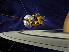 Sonda Cassini - wizualizacja / Credits: NASA