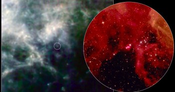 Zdjęcia pozostałości po supernowej 1987A wykonane Herschelem oraz teleskopem Hubble`a / Credit - ESA
