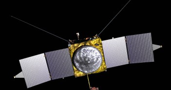 Sonda MAVEN - wizualizacja / Credits: NASA