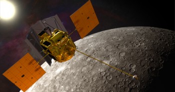 Sonda MESSENGER - wizualizacja / Credits: NASA