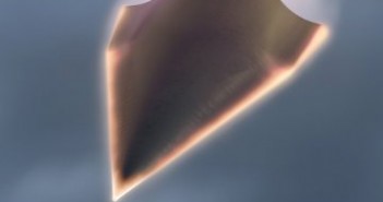 Artystyczna wizja hipersonicznego lotu szybowcowego HTV-2 / Credits - DARPA