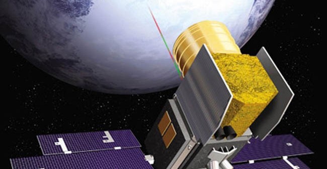 ICESat-2 - wizualizacja / Credits: NASA